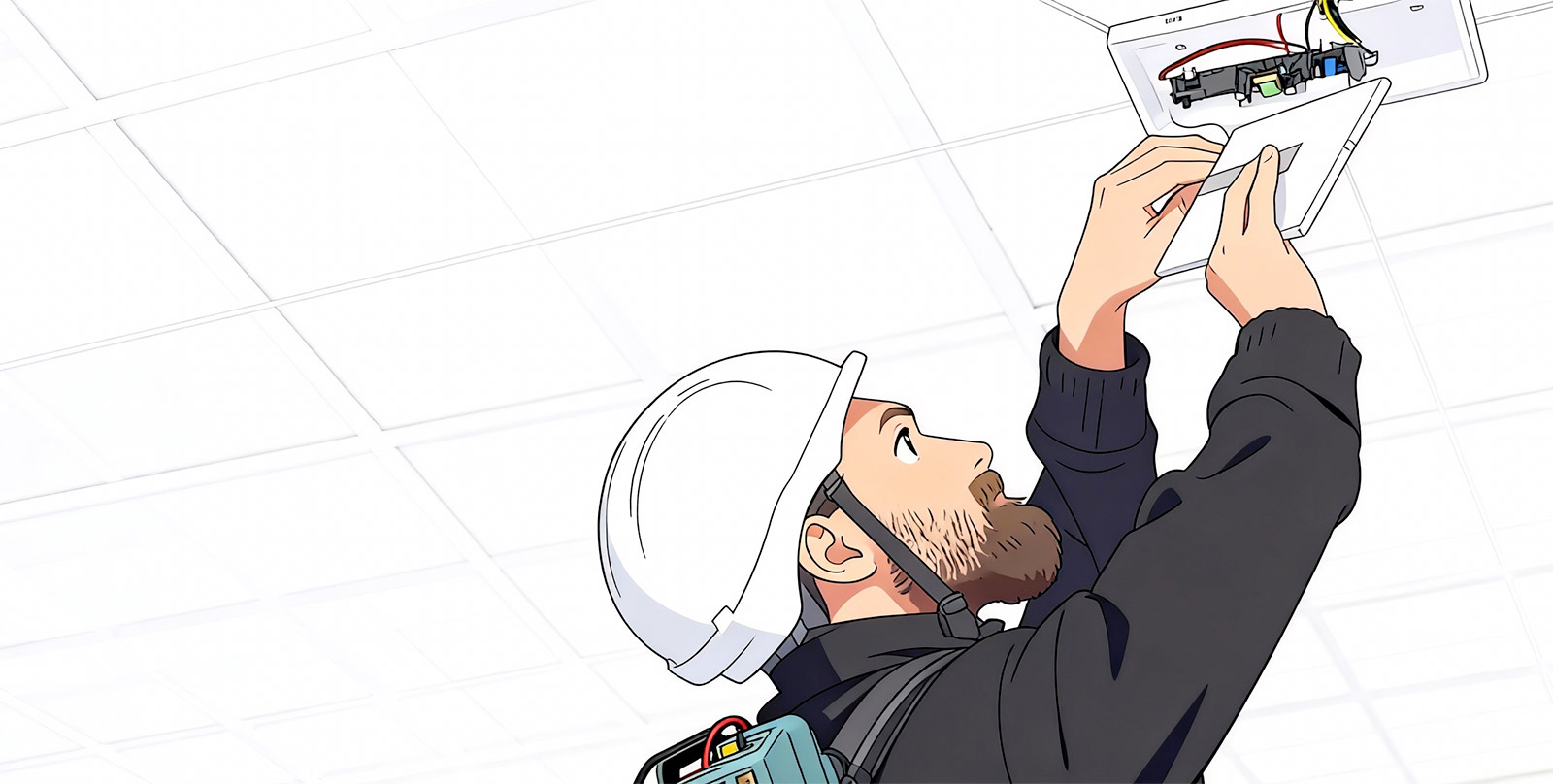 Un technicien VITEMONBLOC