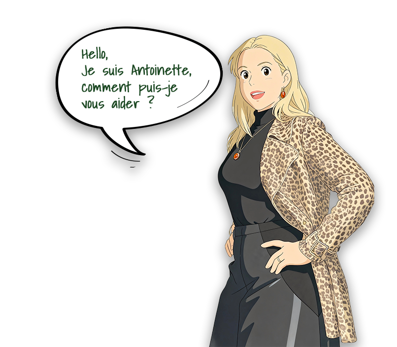 Antoinette, notre commerciale