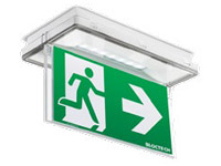 Drapeau double face pour bloc de secours